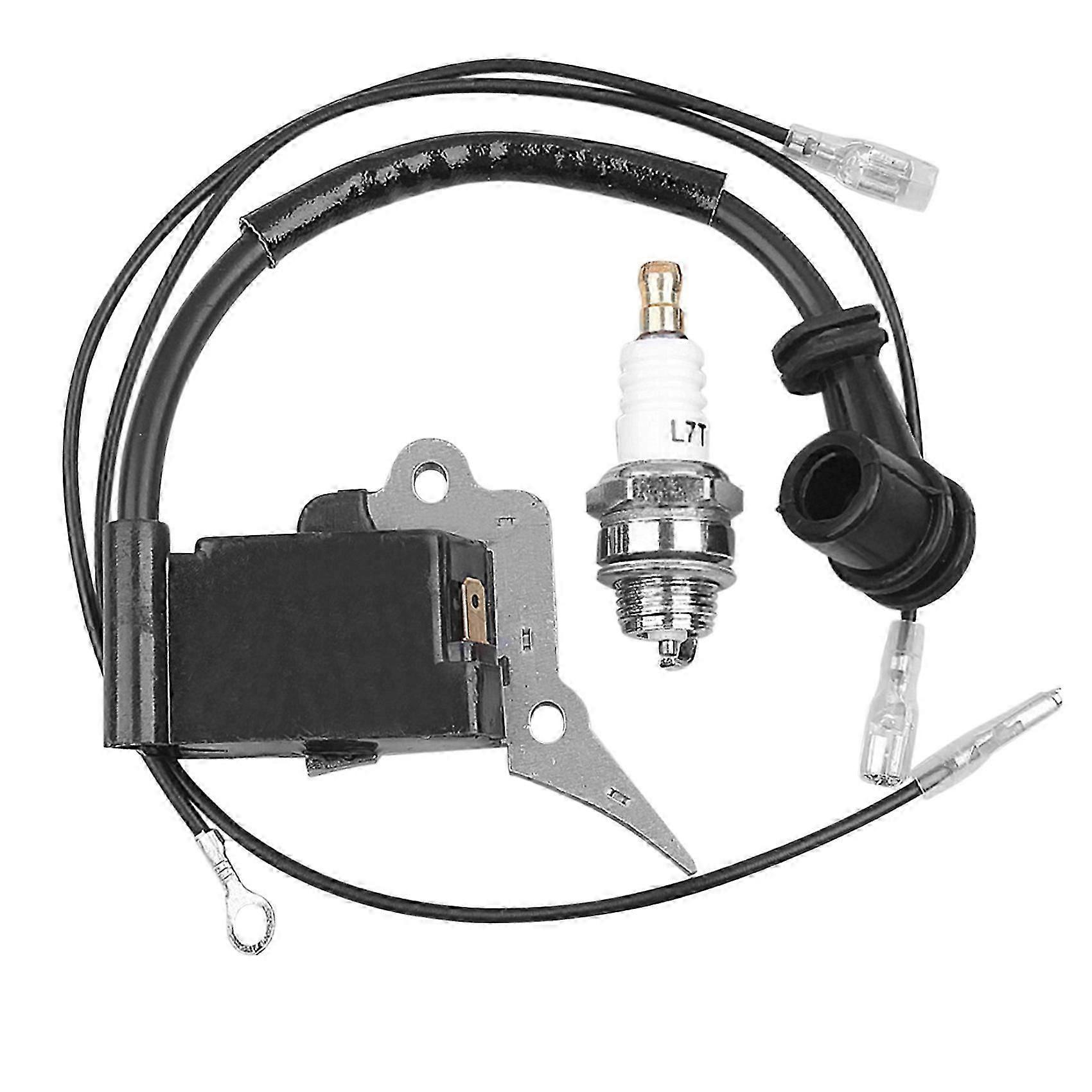 Ignition Coil Module and Spark Plug for ZENOAH G2500 Chainsaw 25CC