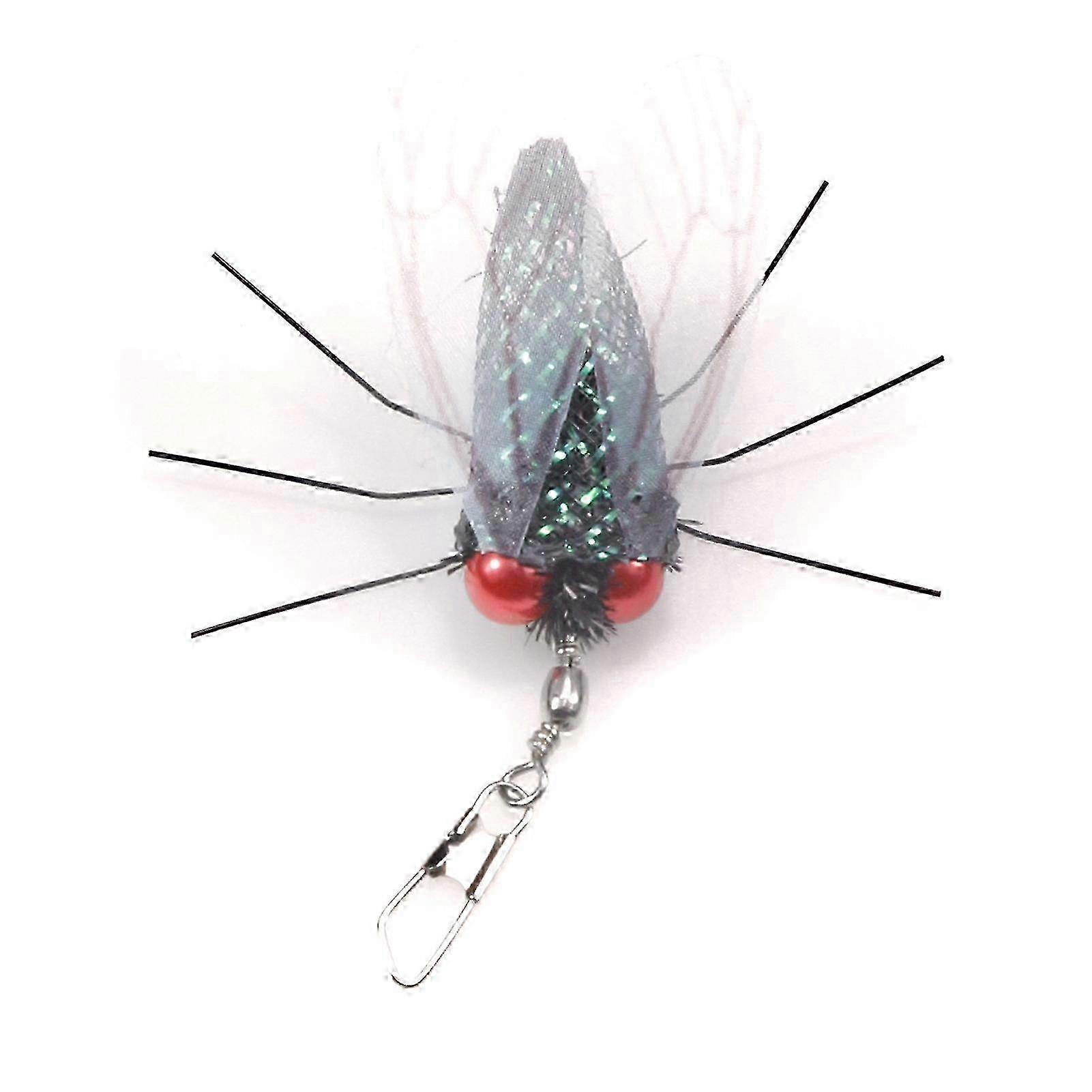 m 10PCS Cat Teaser Replacement Head with Simulation Cicada Model Durable PET Film