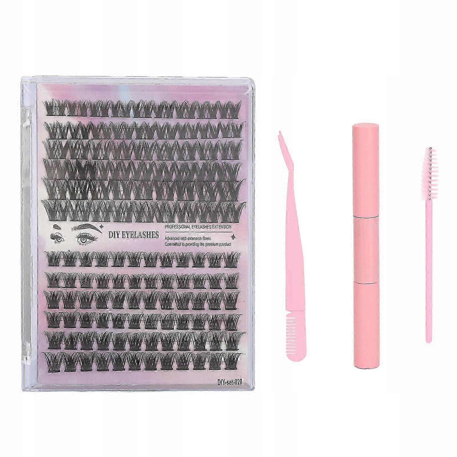 Diy Eyelash Extension Kit With 3 Ml Double