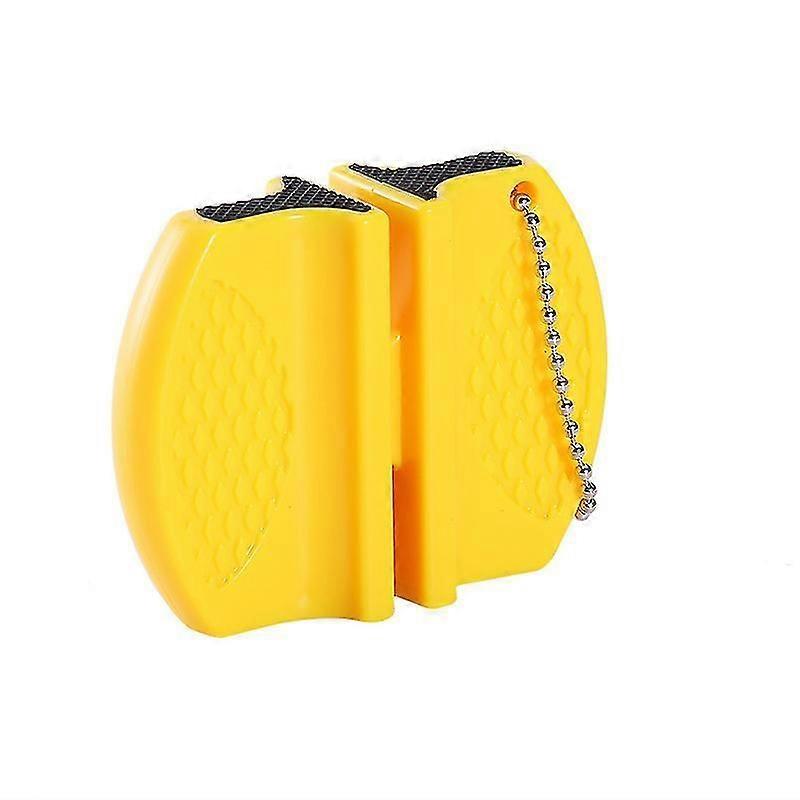 Luxora Knife Sharpener Mini Double-sided Portable Outdoor Quick Sharpener Kitchen Tool