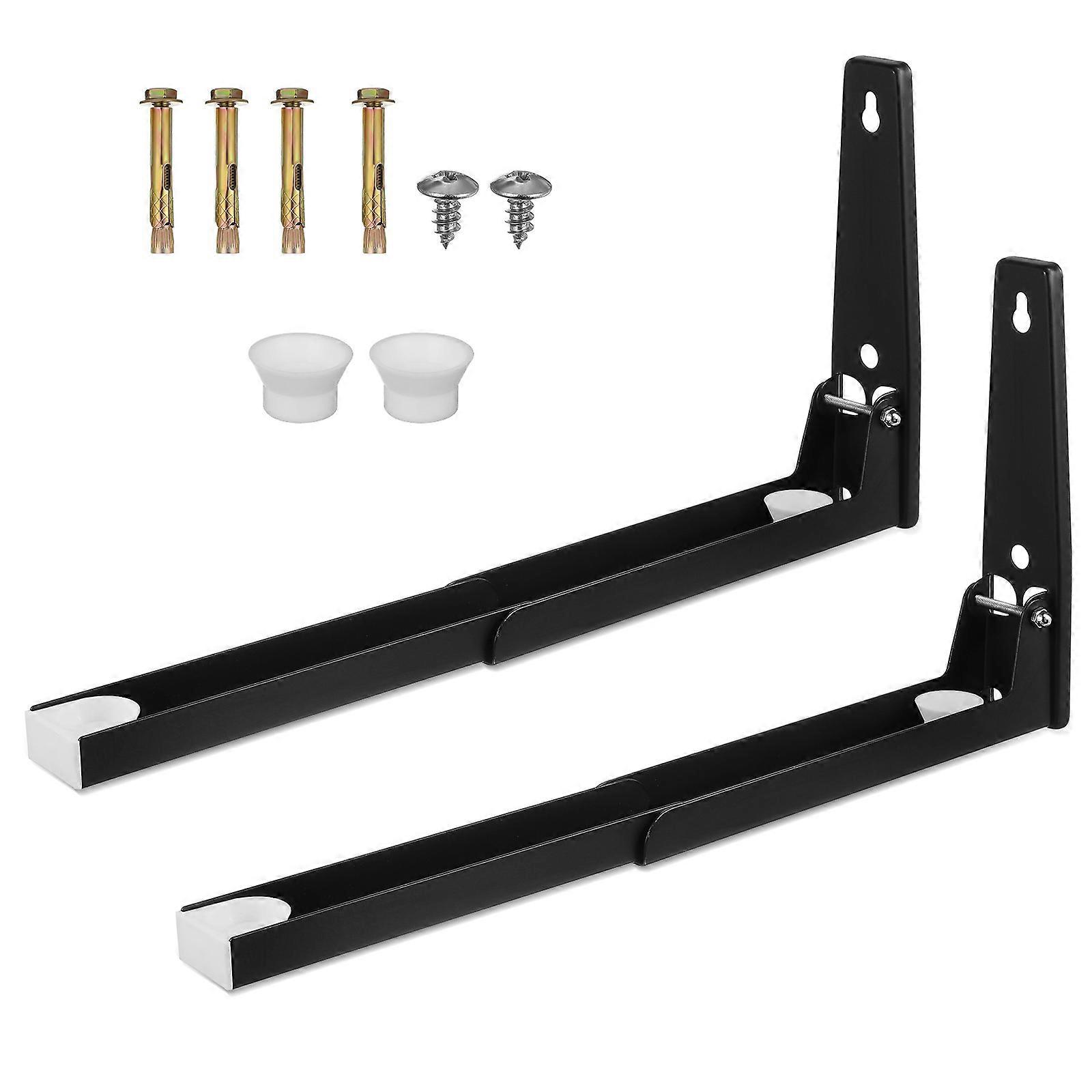 Microwave Oven Wall Mount Bracket for Kitchen Use 1Pair Adjustable Stand