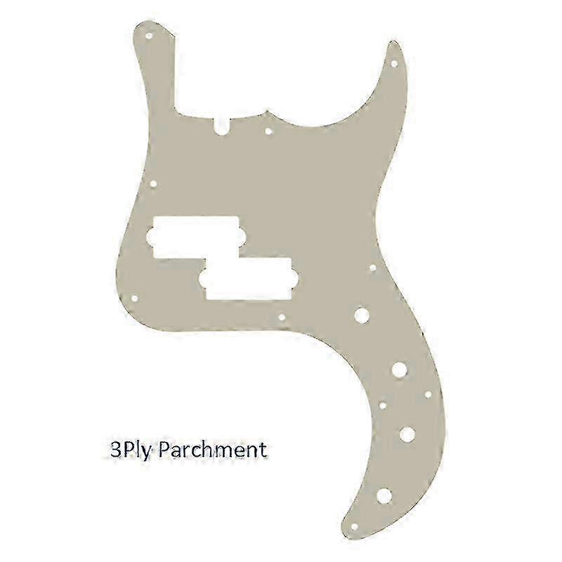 Xin Yue Custom Guitar Parts - For US Fender Precision Deluxe Bass Guitar Pickguard Multicolor Selection w