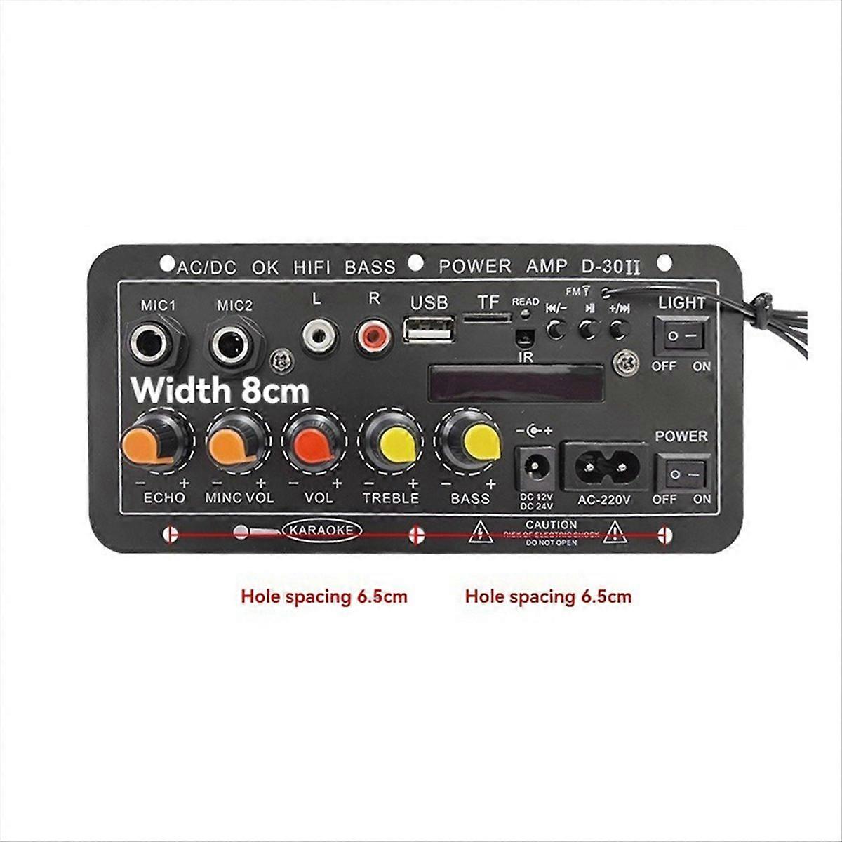 12V 24V 220V Digital Bluetooth Amplifier Board EU Plug