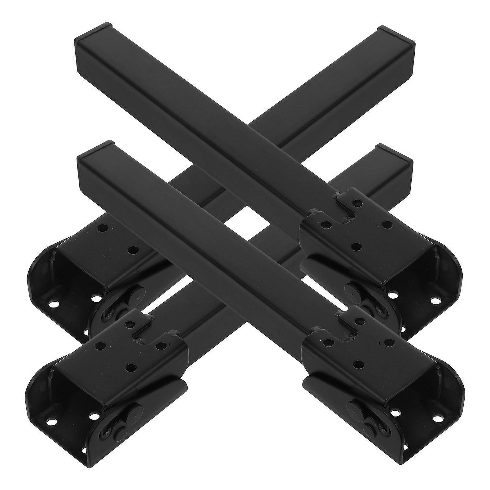 Computer Table Leg Folding Desk Leg for Storage Use 4Pcs Foldable Heavy Duty Iron