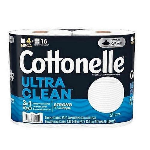 Cottonelle Ultra Cleancare Toilet Paper, 4 Pack (Case Of 12)