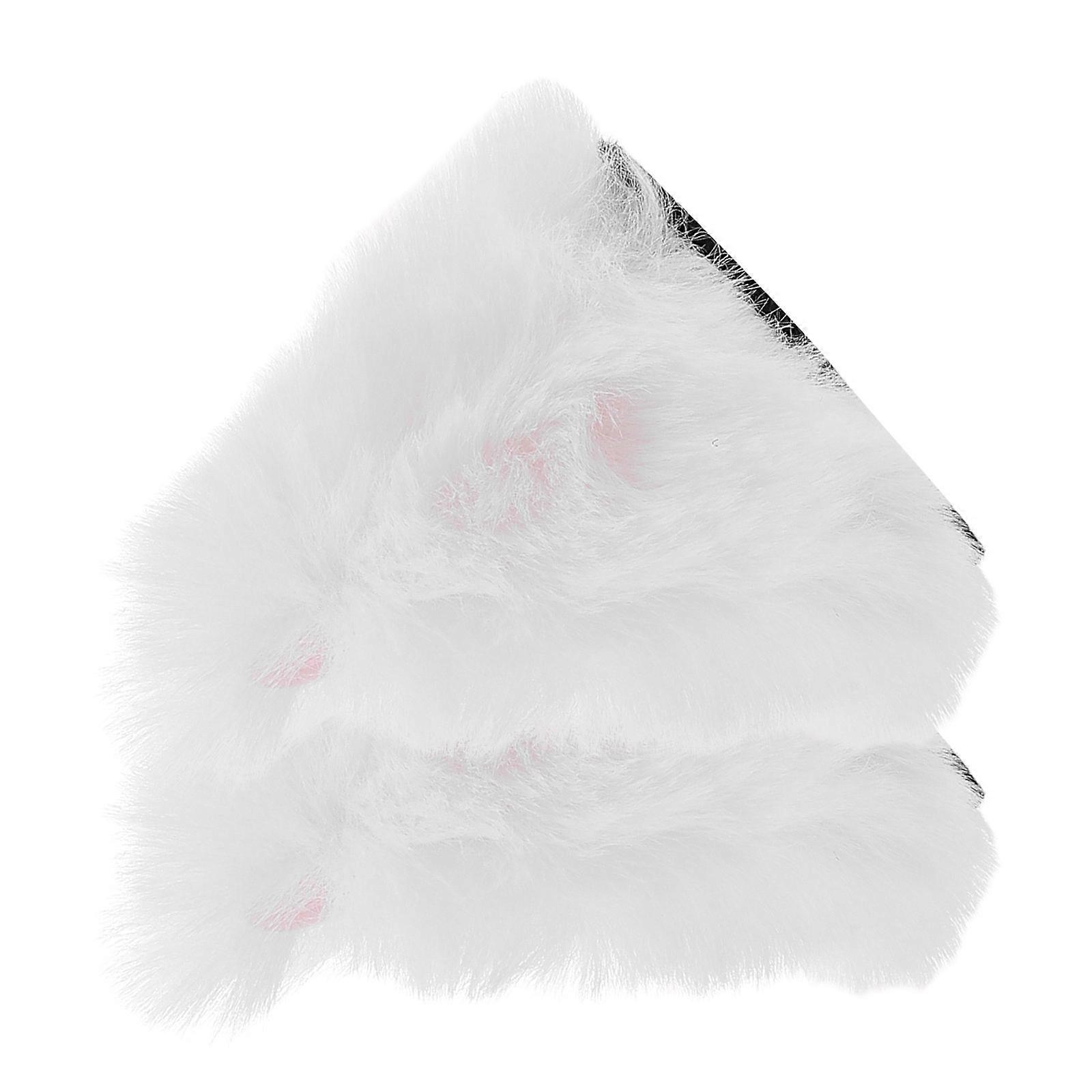 Head Ear Decoration Accessories Plush Ear for Motorcycle 2Pcs