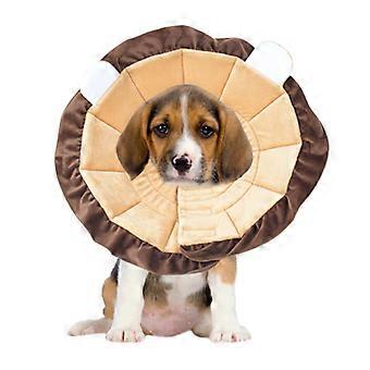 Coleira protetora Filber para animais de estimação, em formato de cone, ideal para feridas. Estilo leão.