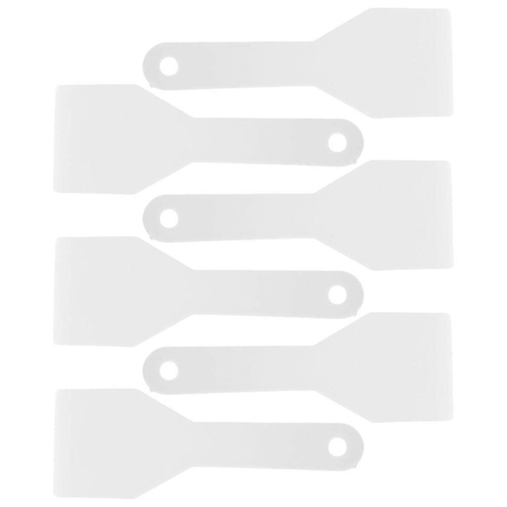 Portable Ice for Freezer Made of Plastic with Smooth Edges White Color 6 Pieces