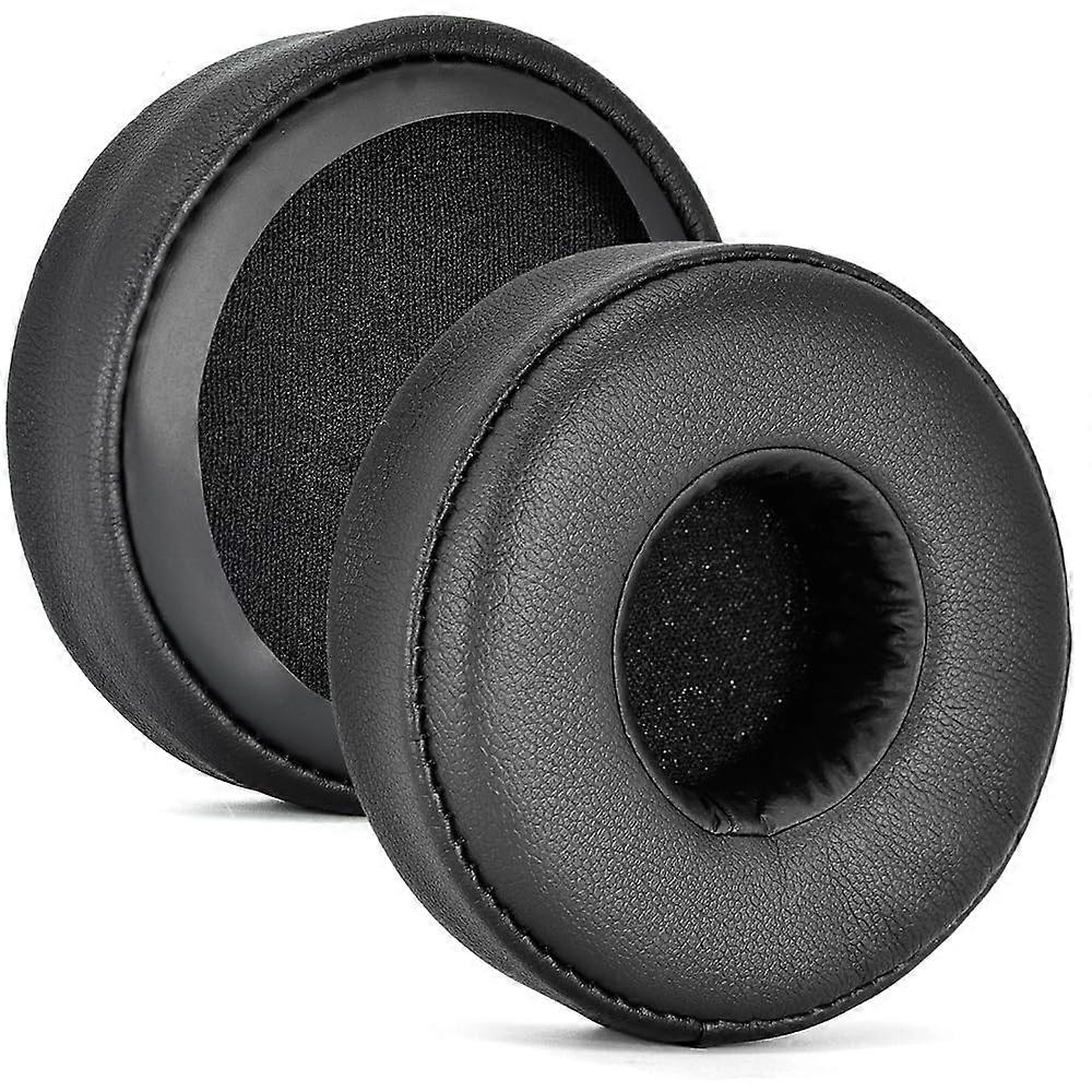 Headphone Replacement With Memory Sponge Soft Leather Ear Pads Cushion 2Piece Black For OverEar Headphones
