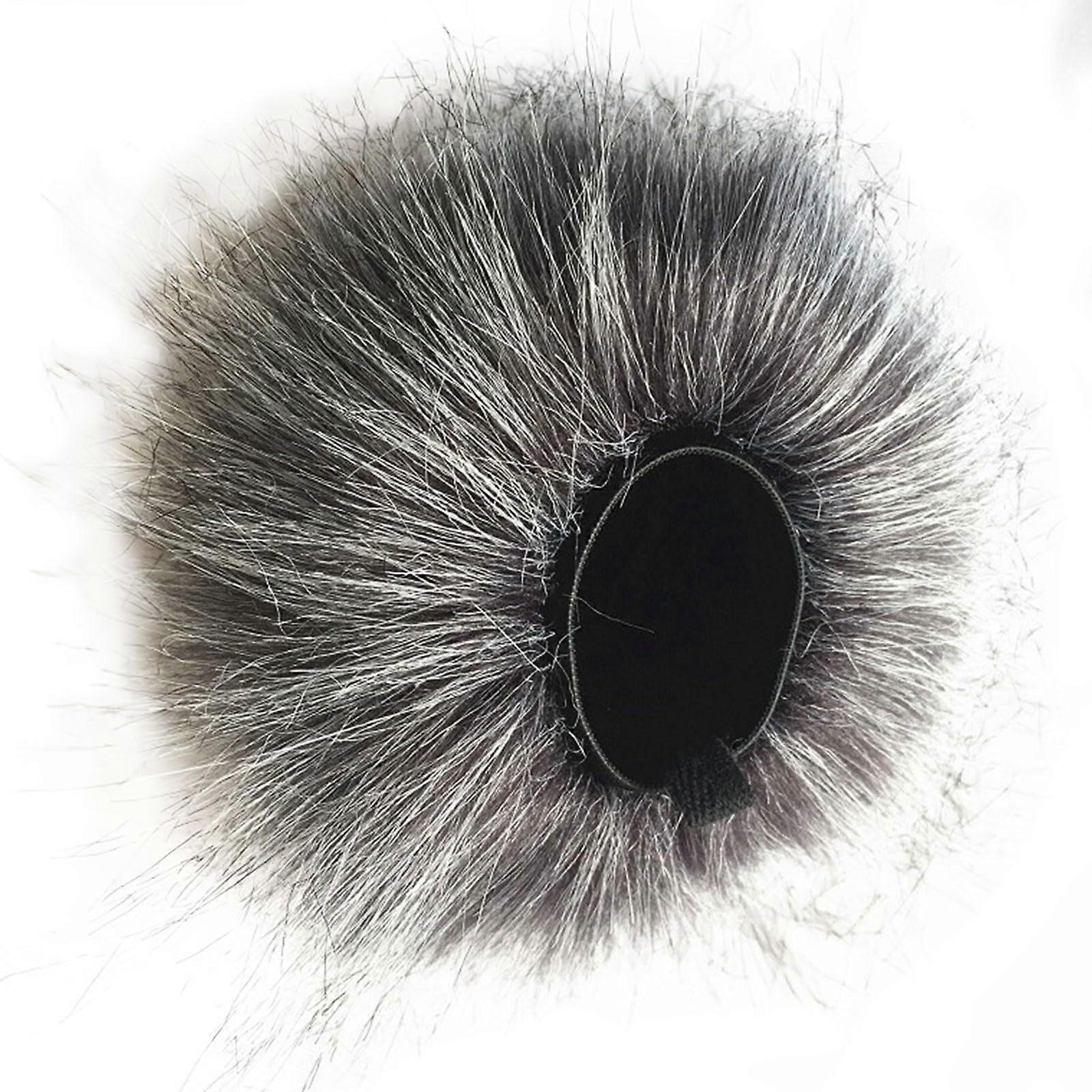 Filter Mic Furry Windscreen Muff Synthetic Fur Windshield For H1 H4N H5 H6 Portable Recorders