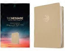Message Devotional Bible Driftwood Dove The by Eugene H. Peterson Leather fine binding Book