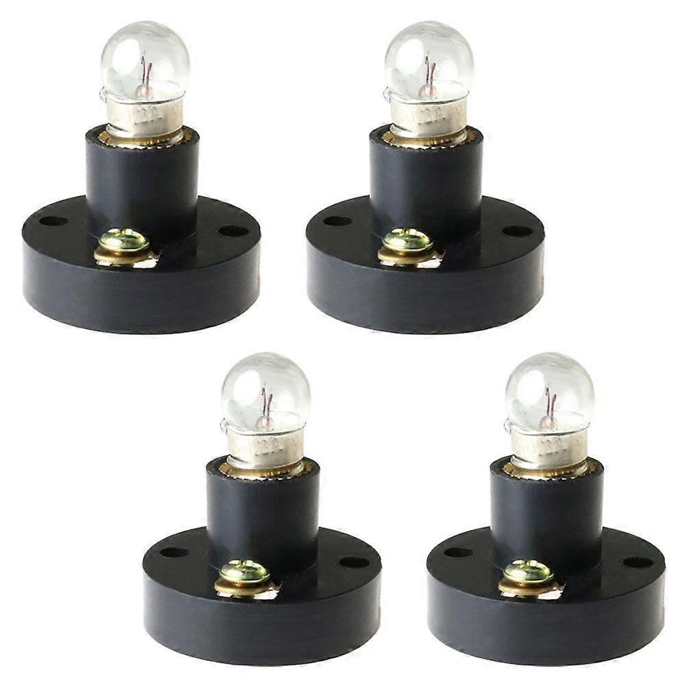 1 Set Light Bulb Holder Experiment Light Bulb Base E10 Screw Lamp Holders With Bulb