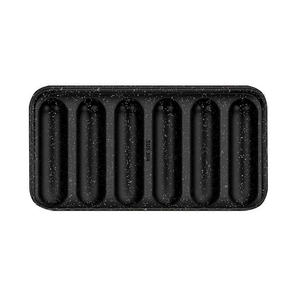 1 قطعة من الفولاذ المقاوم للصدأ للأطفال السجق قالب الخبز لصنع لحم الخنزير (لون عشوائي)