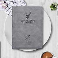 Case For Ipad 2017/2018 9.7 Retro Deer Head Gray Full Ultra-thin Sleeping