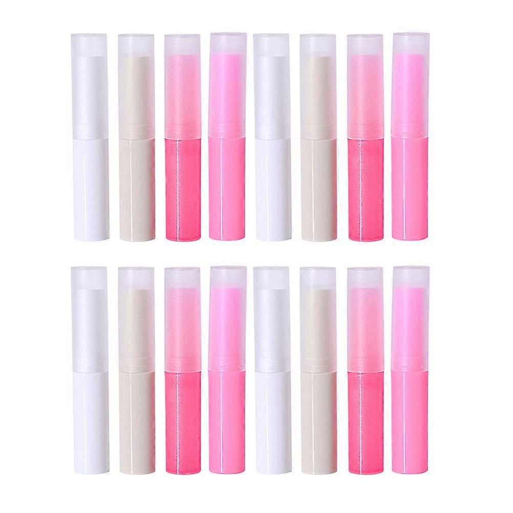 Lip Balm Container Plastic Tubes for DIY Makeup 48Pcs Assorted Colors