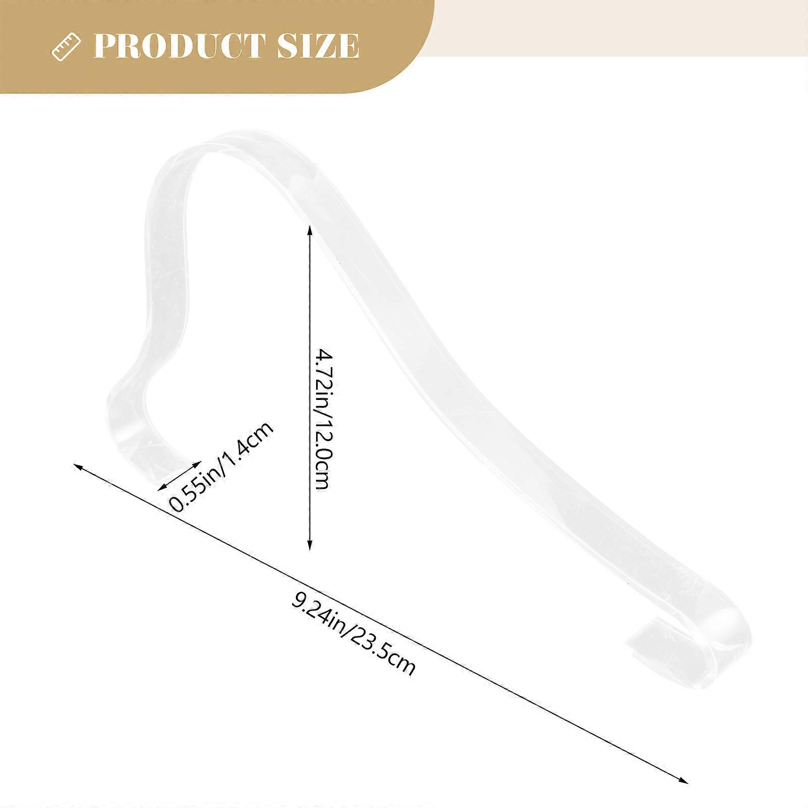 8Pcs Acrylic Shoe Support Holder for Sandals Inner Support Transparent