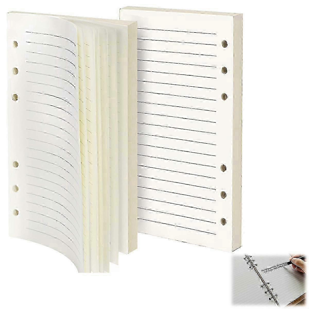2025 2 Pack A5 Lined Paper Refills - 90 Sheets A5 Lined Paper Refill Pads for Class Meeting Notes