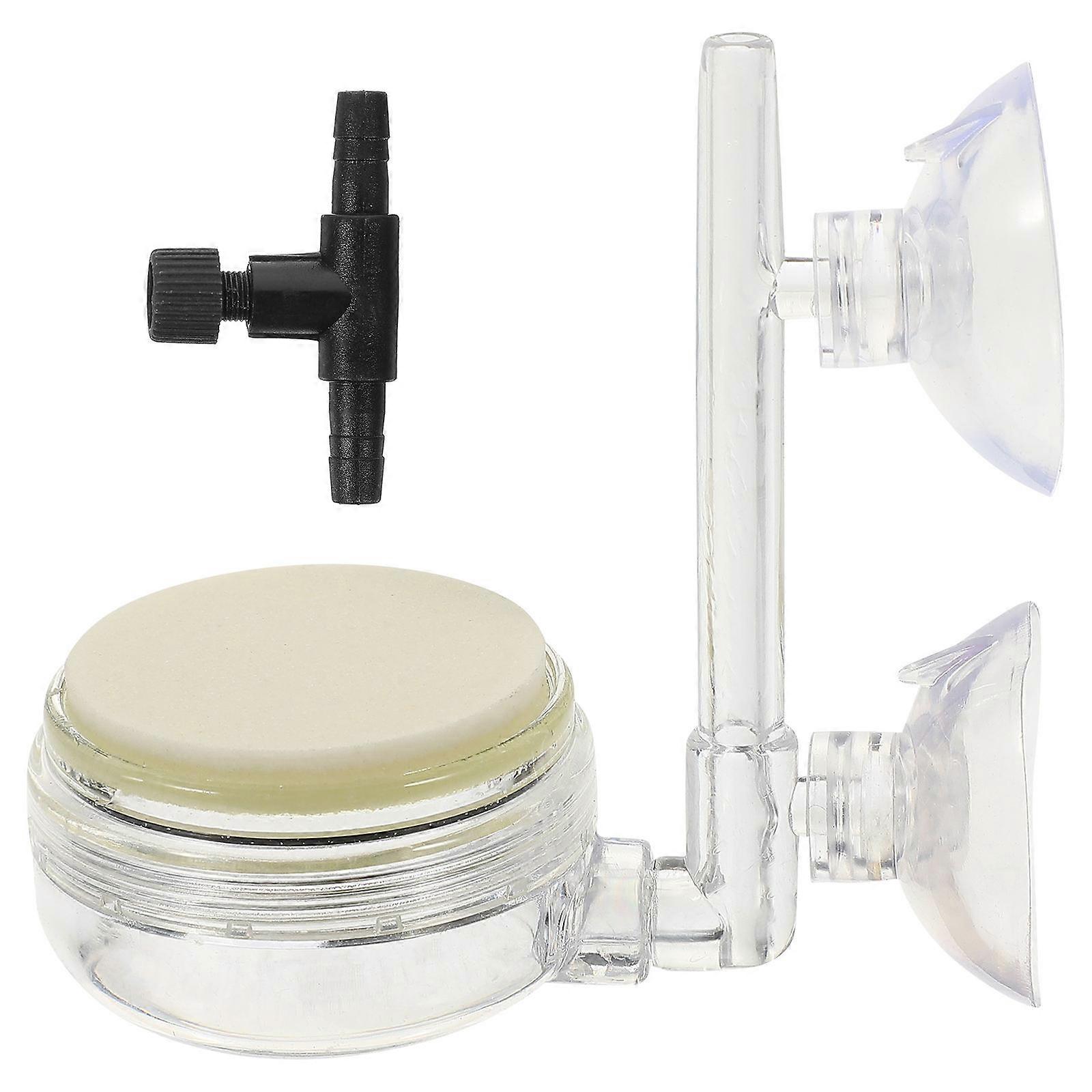 Acrylic Oxygen Pump Bubble Disc Aquarium Diffuser for Fish Tank 1Set
