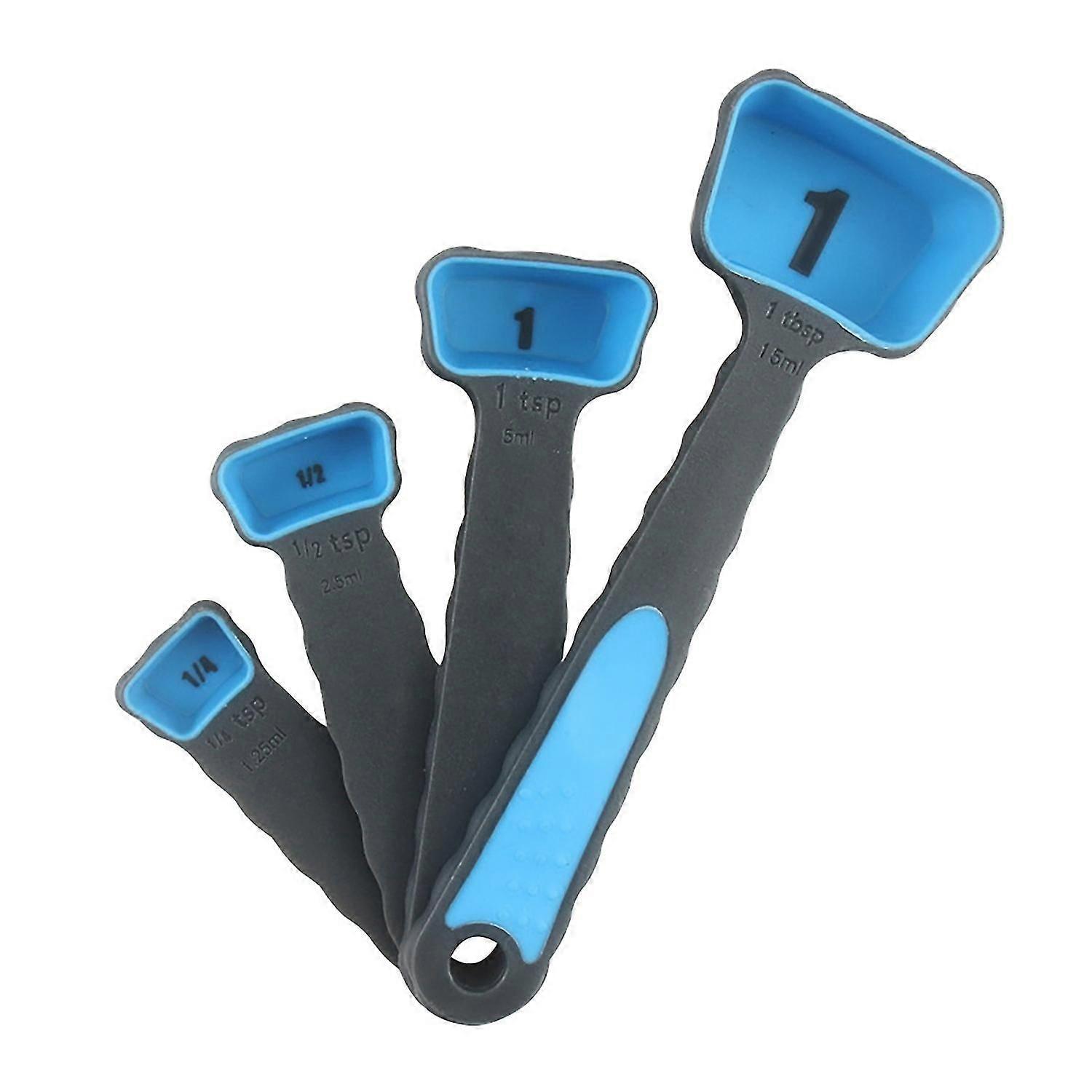 4Pcs Measuring Spoon Cup Set High Temperature Resistance Comfortable Grip