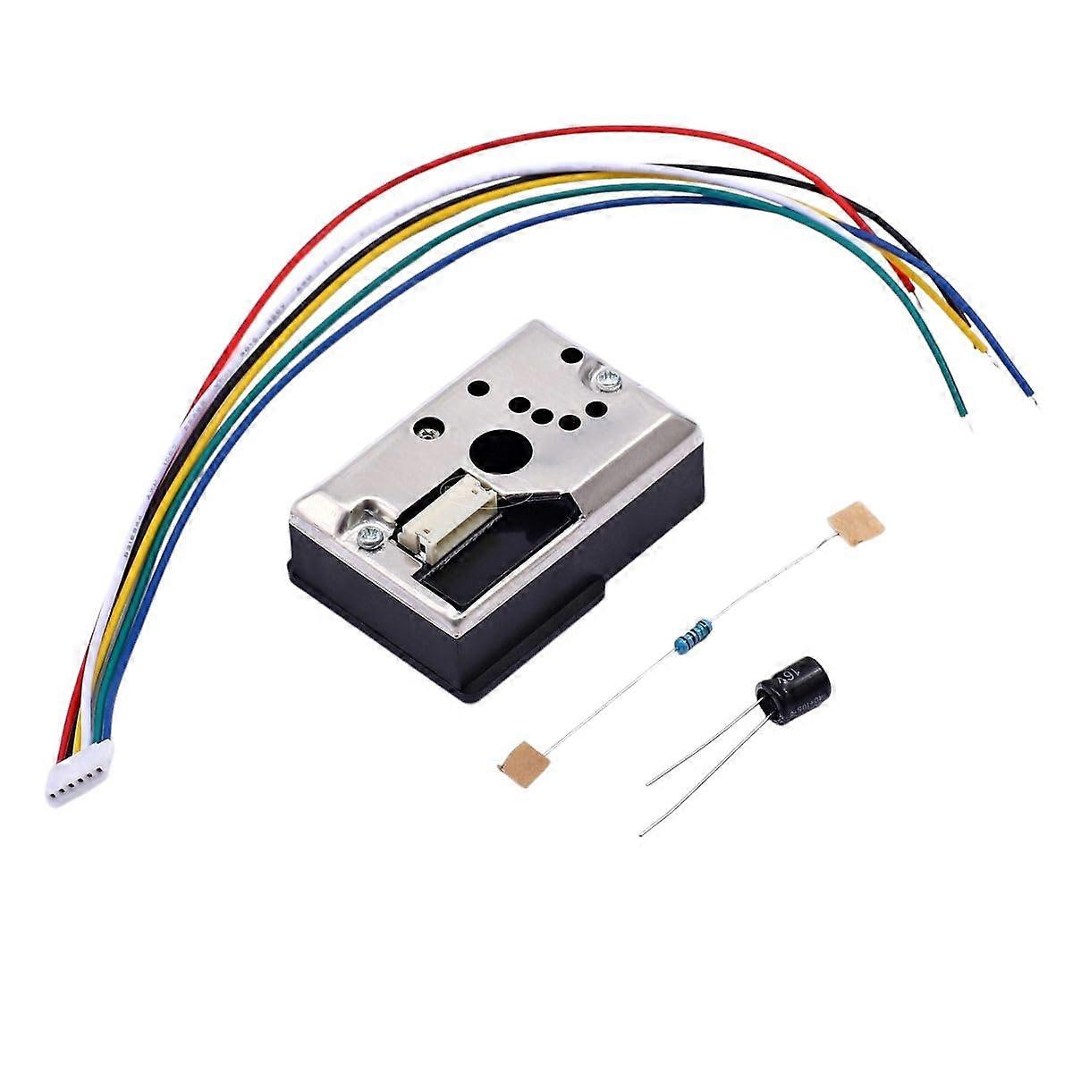GP2Y1014AU Optical Dust Sensor Module with Cable  Precision Air Quality Detection