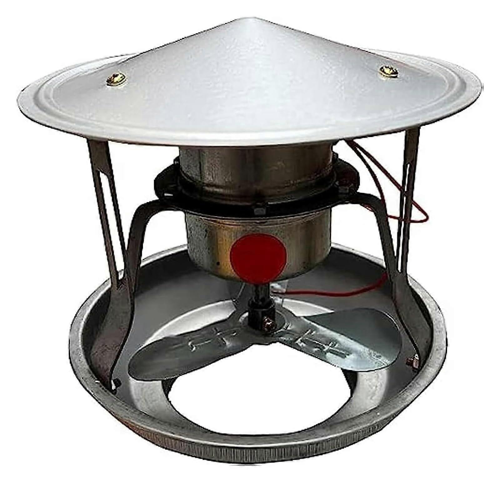 40W Electric Chimney Exhaust Fan with Rainproof Cover,  Efficiency Fireplace Draft Inducer