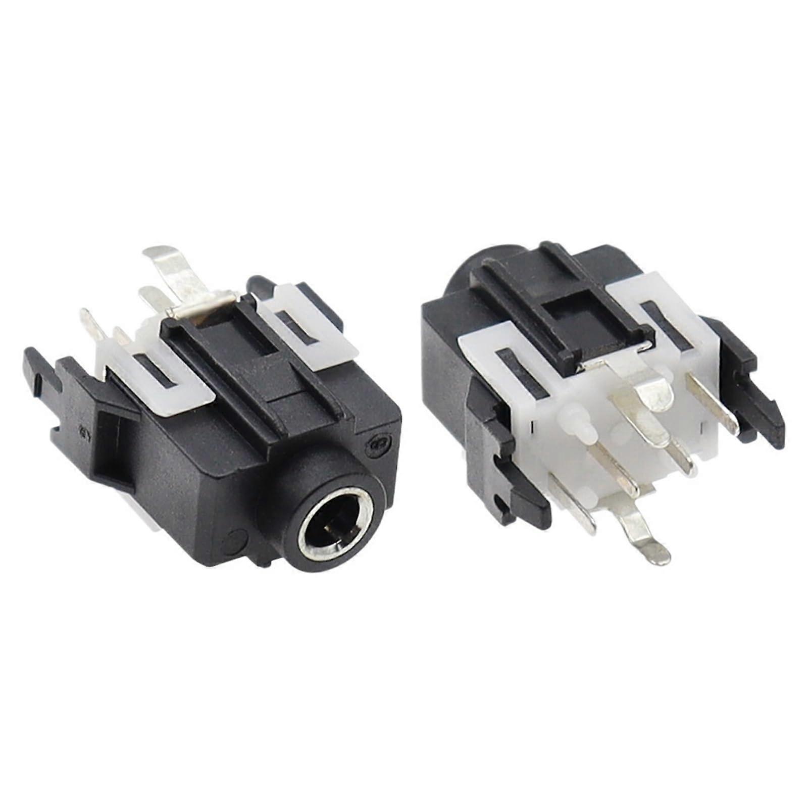 5Pcs 3.5mm Audio Jack PJ334A DIP 7 Pin Secure Connection Easy PCB Mount