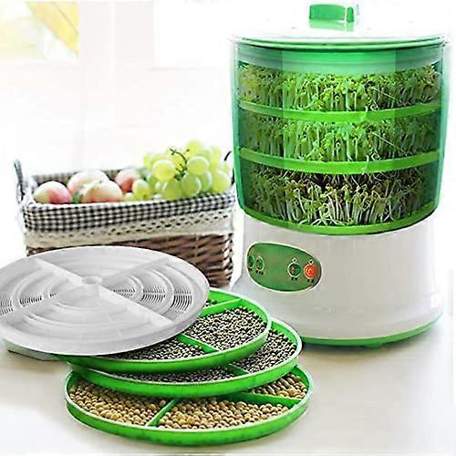 Bean Sprout Machine with Smart Temperature Control, 3Layer Automatic Seed Sprouter for Home Kitchen