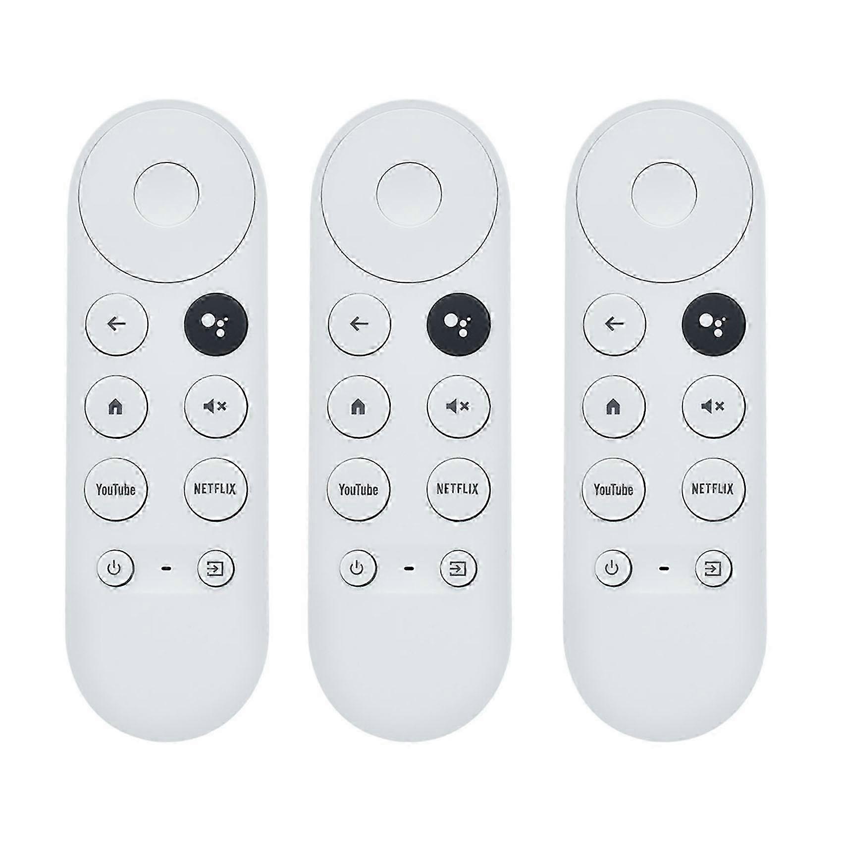 3X Replacement Remote for 2020 Google 4K TV with Voice Control