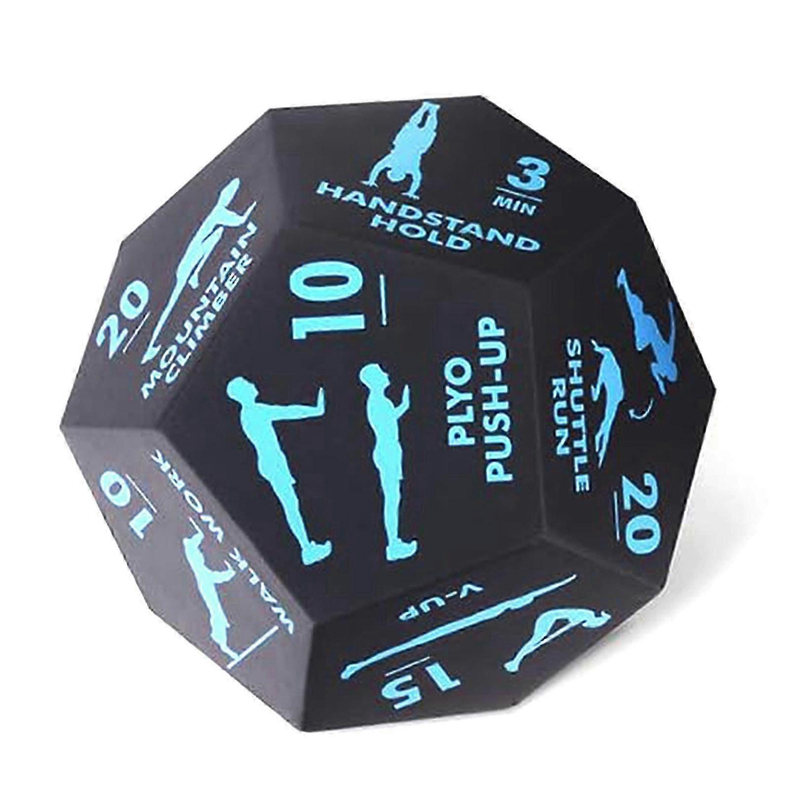 Transform Ordinary Exercise Into Exciting Challenges Fitness Game Dice 12 Sided Rounded Digital Dice
