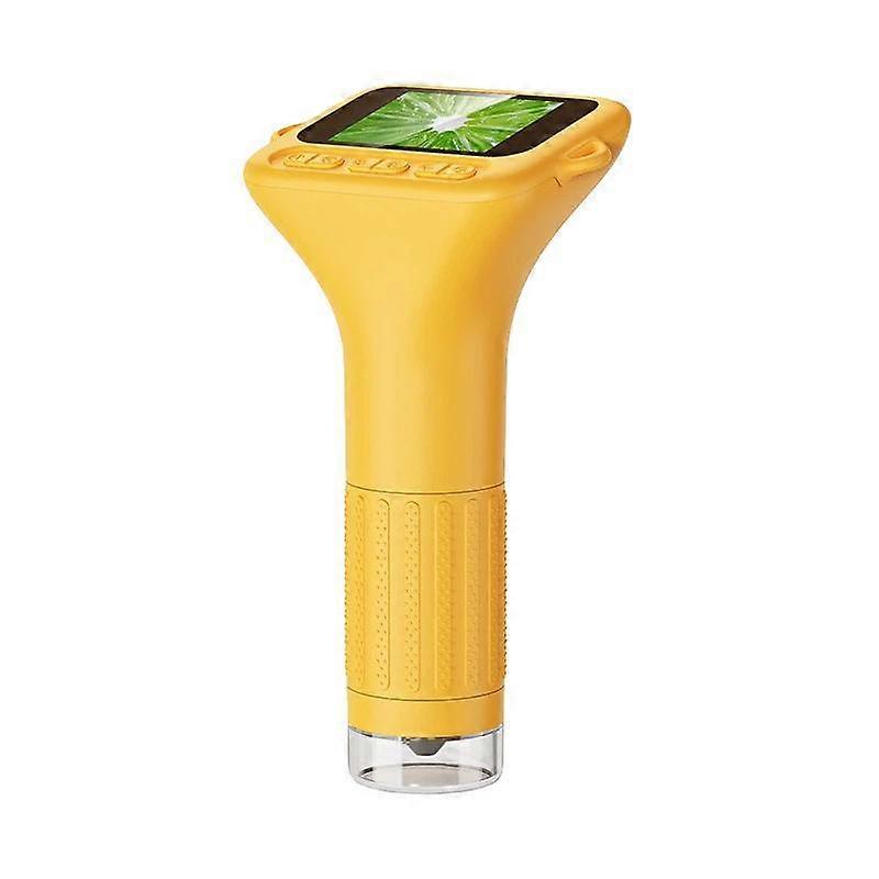 H375 2 Inch IPS Screen Manual Focus Microscope Rechargeable Kids Microscope With Light