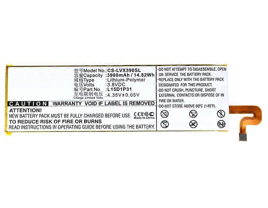 3900Mah musta Lenovolle