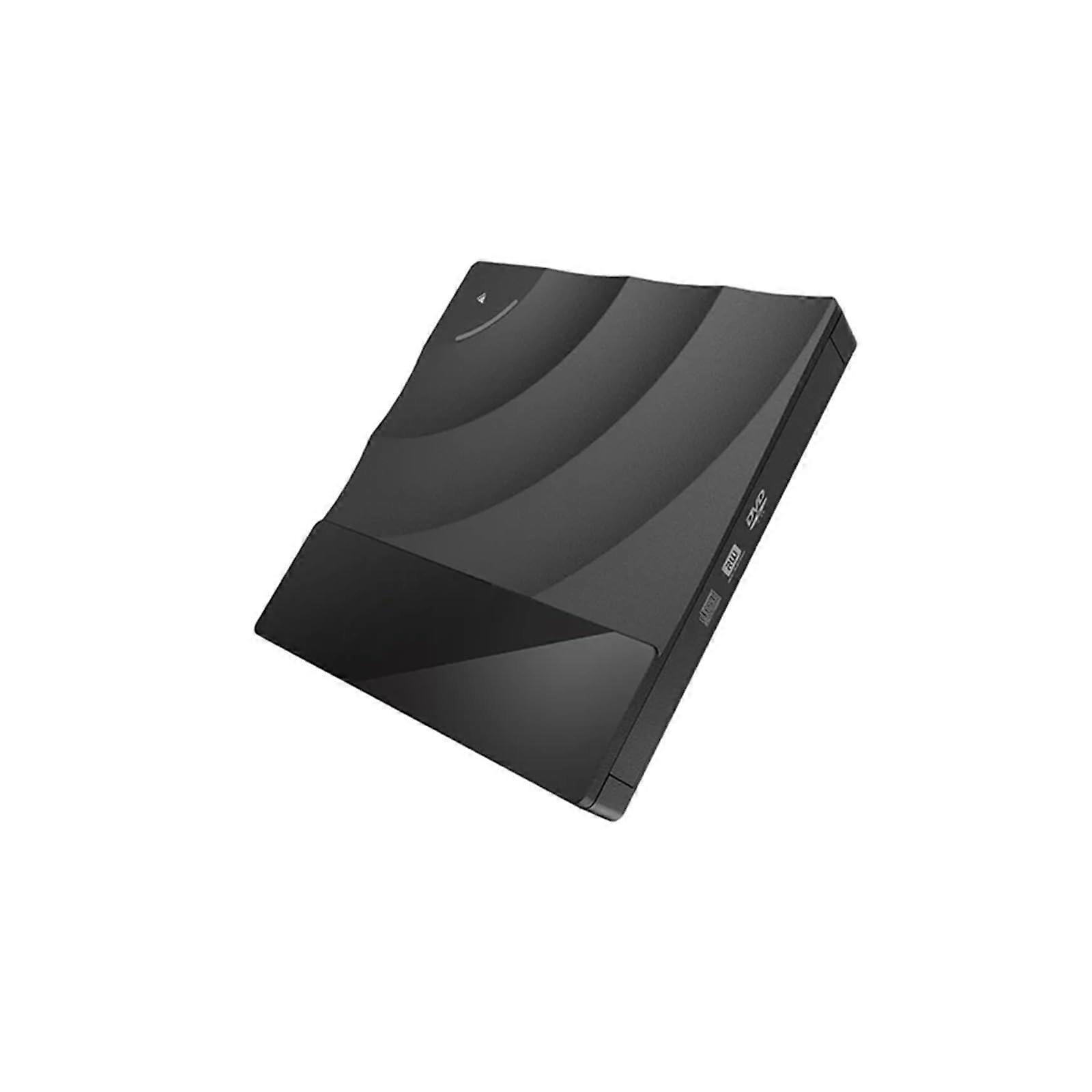 External DVD Drive USB 3.0 CD/DVD Player Speed Slim RW Disk Reader for Laptop and PC Black