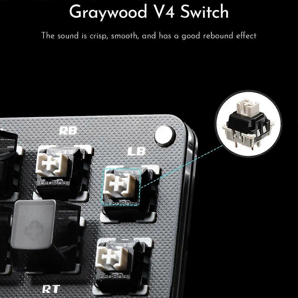 Controller arcade Fightstick senza leva a 16 tasti