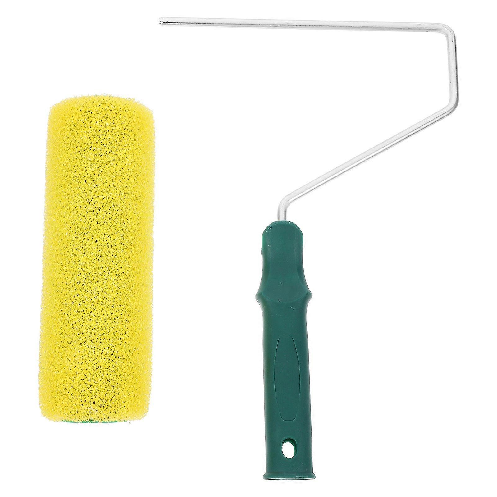 Yellow Textured Paint Roller for Painting Multi-Use Paint Roller Brush