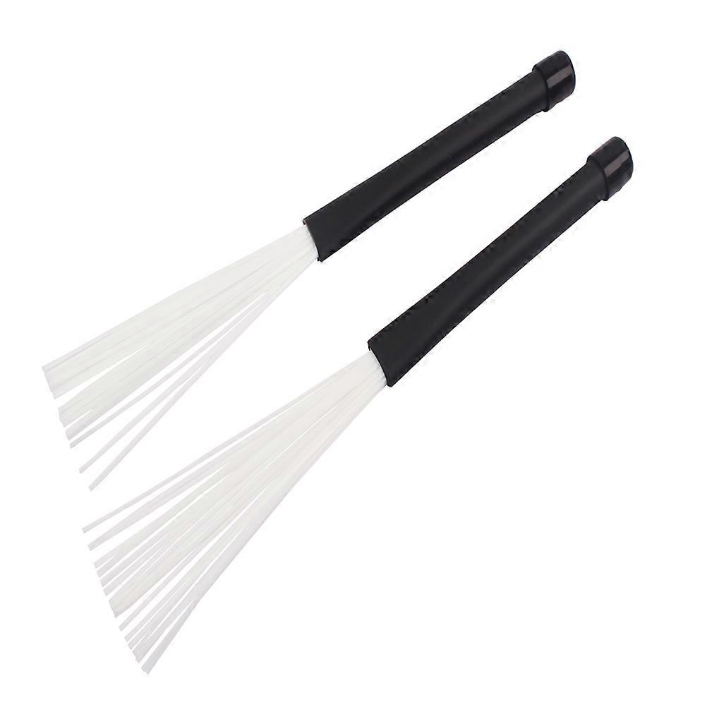 Drum Brush Pair Jazz Drumsticks for Drum Use Retractable Telescopic Brush Sticks