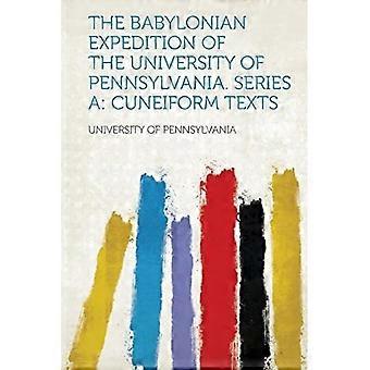 La spedizione babilonese dell'Università della Pennsylvania. Serie: Testi cuneiformi
