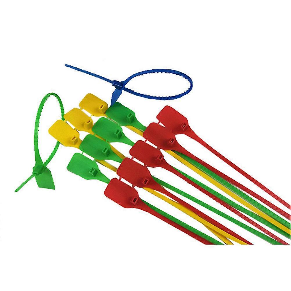 Cable Tie Disposable Self-Locking Wire Fixing Ring for 50Pcs Assorted Color