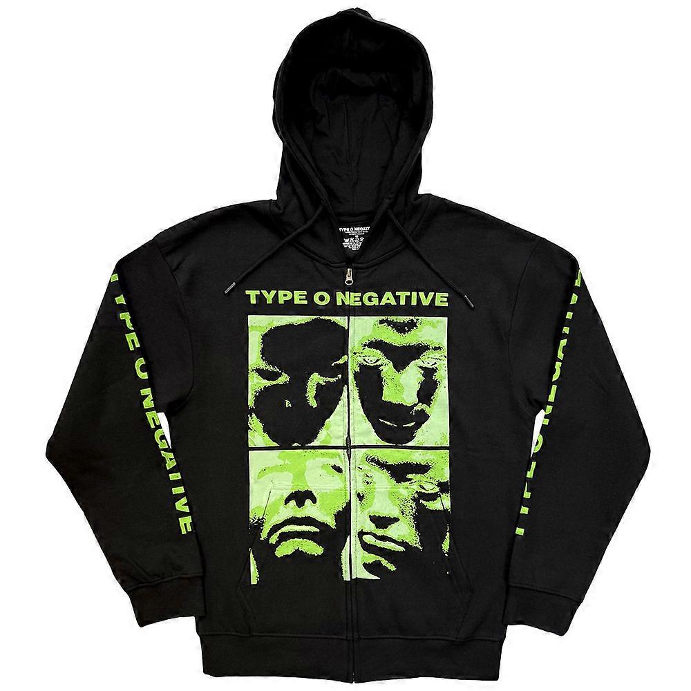 Type O Negative Faces Zipped Hoodie