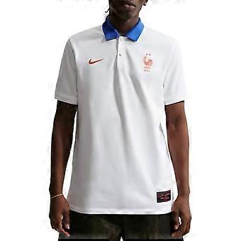 Camisa polo de futebol Nike França 2026-2027 (branca)