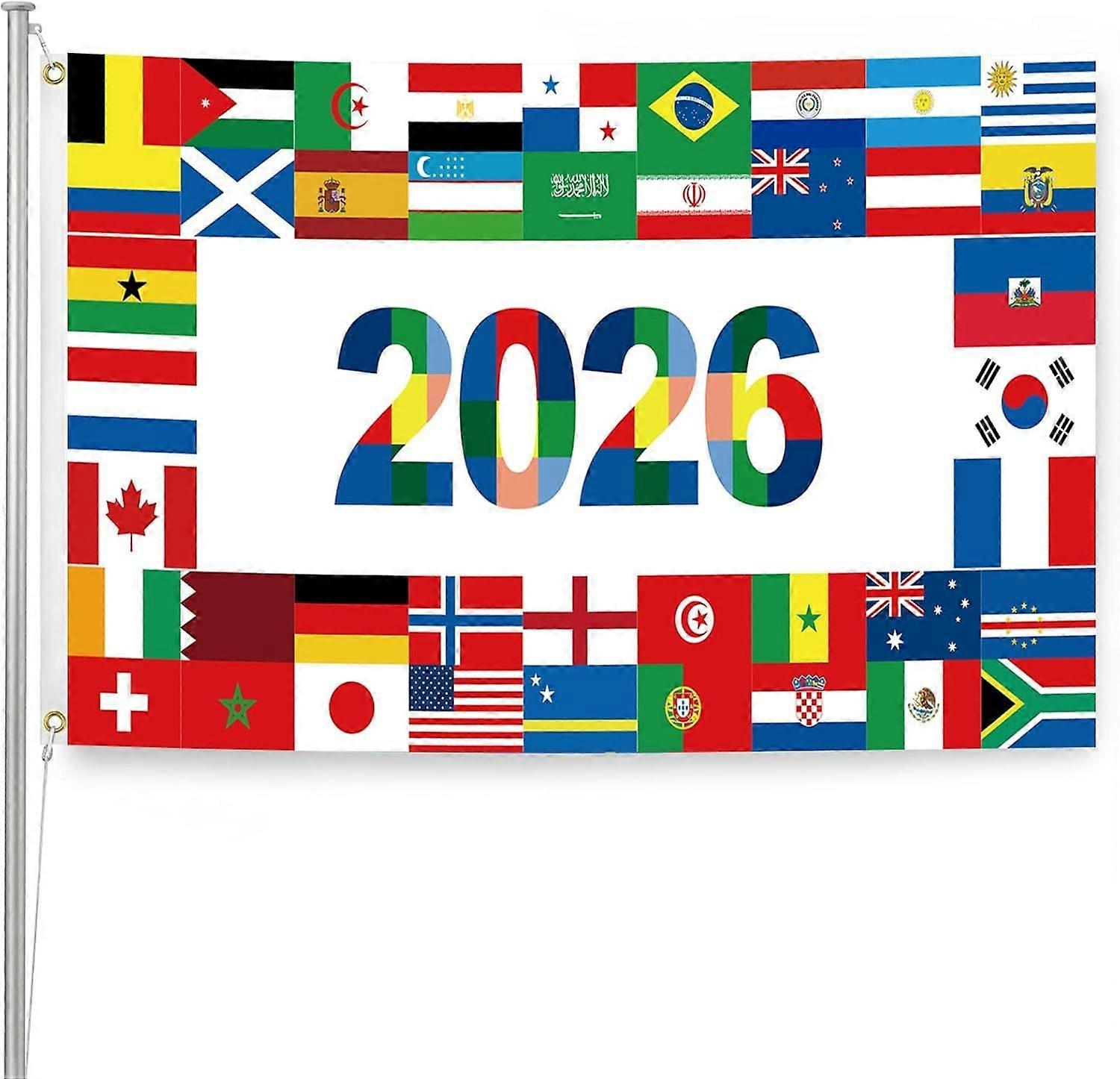 VM-flagg 2026 Internasjonalt landsflagg IW0539