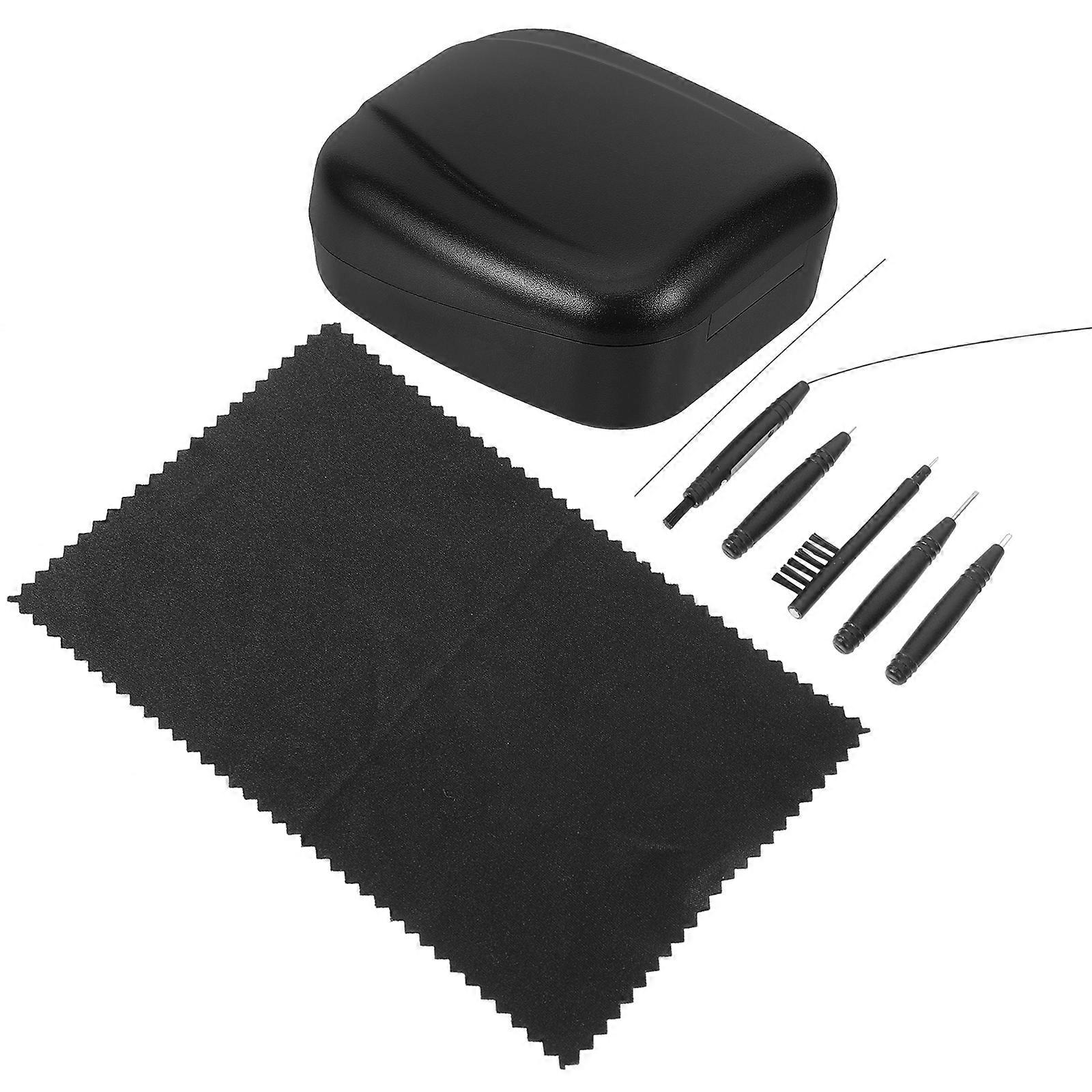 Hearing Aid Cleaning Set with Tools for Cleaning 3Sets Portable Kit