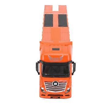 Remorque  plateau en alliage d'ingnierie, chelle 1:50, pour enfants de plus de 8 ans, modle statique, orange