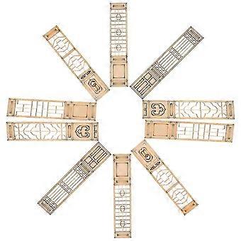 Miniaturas decorativas para casa de bonecas, 10 peças.