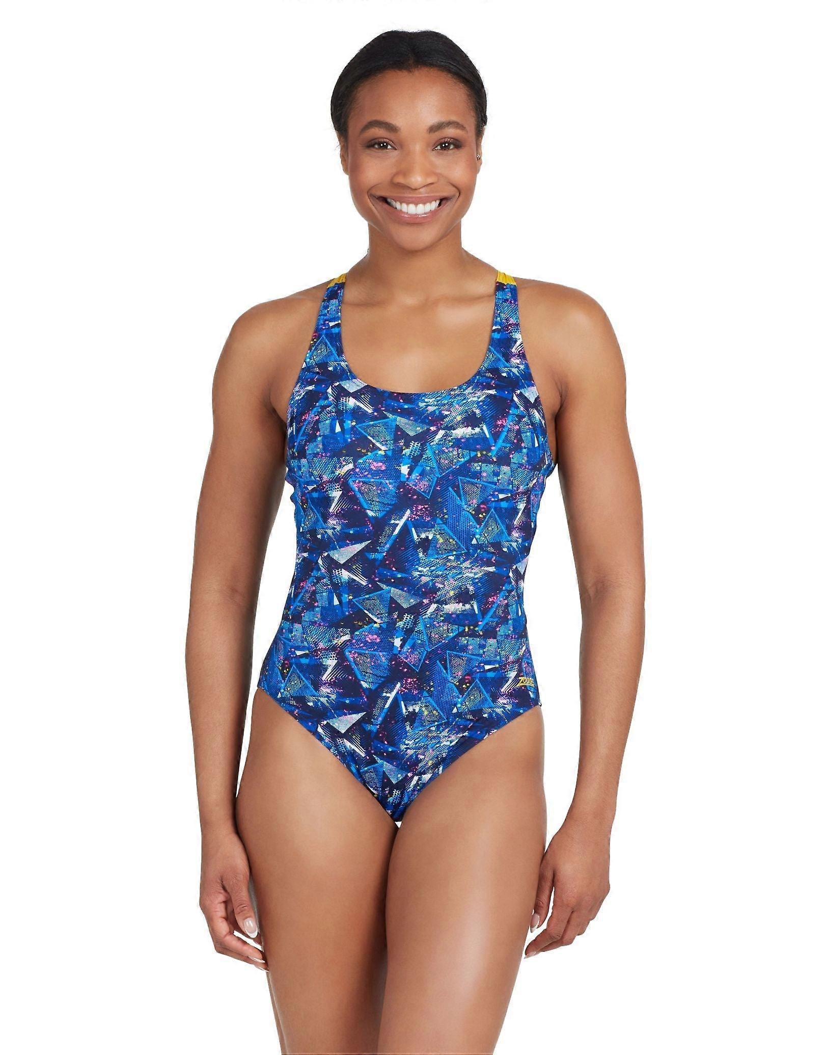 Zoggs Catalyst Actionback Swimsuit - Navy/Blue