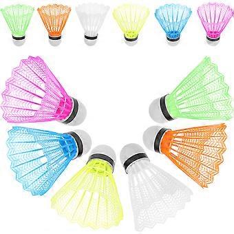 12Pcs Badminton Shuttlecocks Kunststoff Badminton Sport Shuttlecocks Farbige Kleine Shuttlecocks