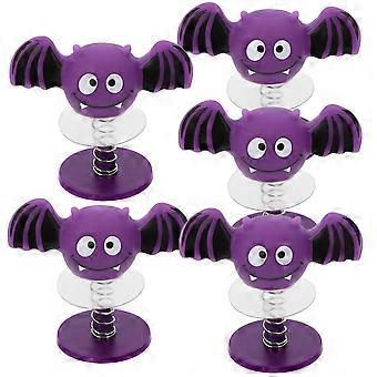Funny Halloween Spring Toys Cartoon Jumping Toys for Playing 5Pcs