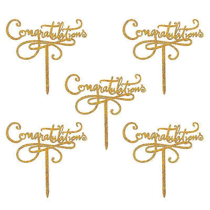 5pcs cake decorations , Letter Cupcake Topper