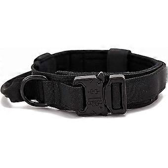 Tactical Dog Collar Nylon Adjustable Military Dog Collar With Heilwiy Control Handle