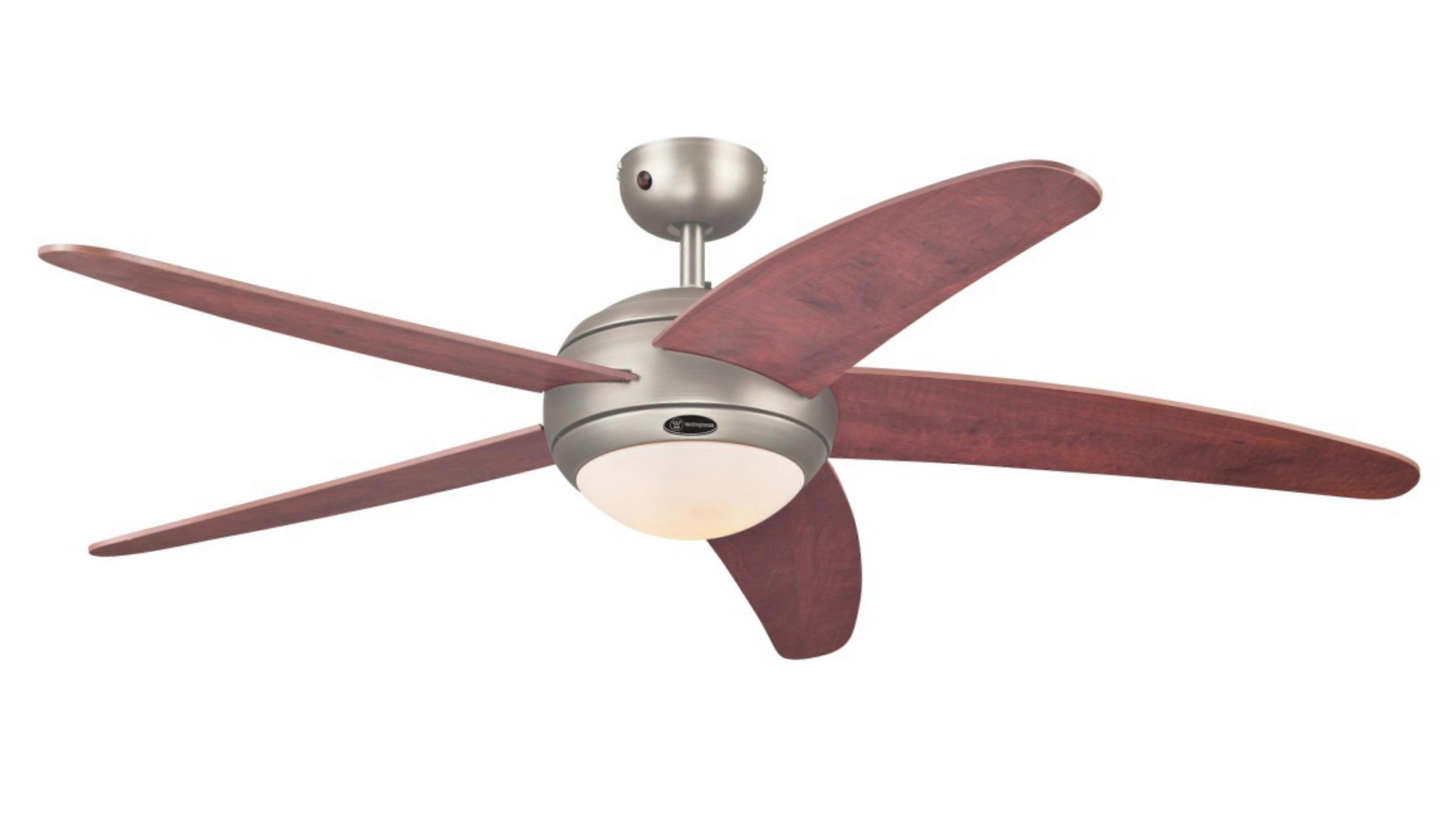 Ventilatore a soffitto Bendan Pewter con luce e telecomando