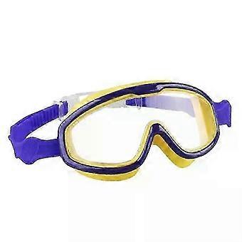 Large frame waterproof children's anti-fog UV swimming goggles outdoor swimming goggles suitable for children aged 8-13